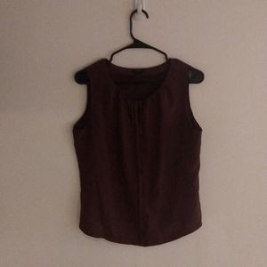 Ann Taylor M Maroon Business Casual Tank